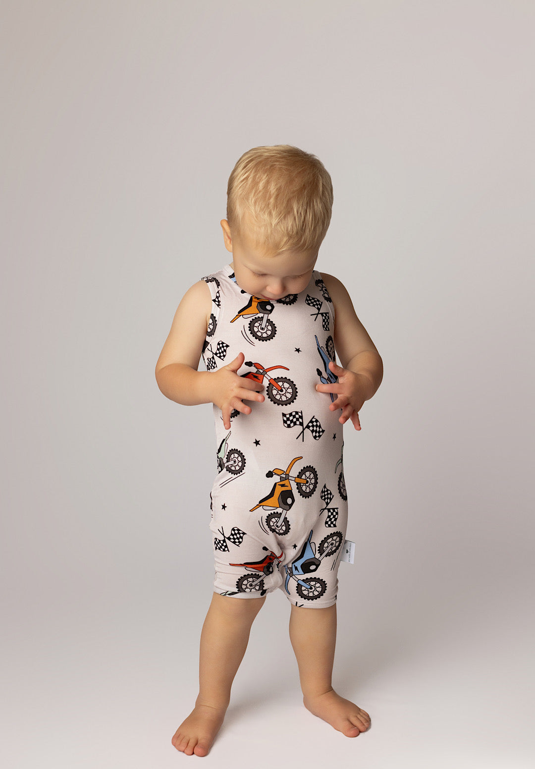 Kash Dirtbike Shorty Romper